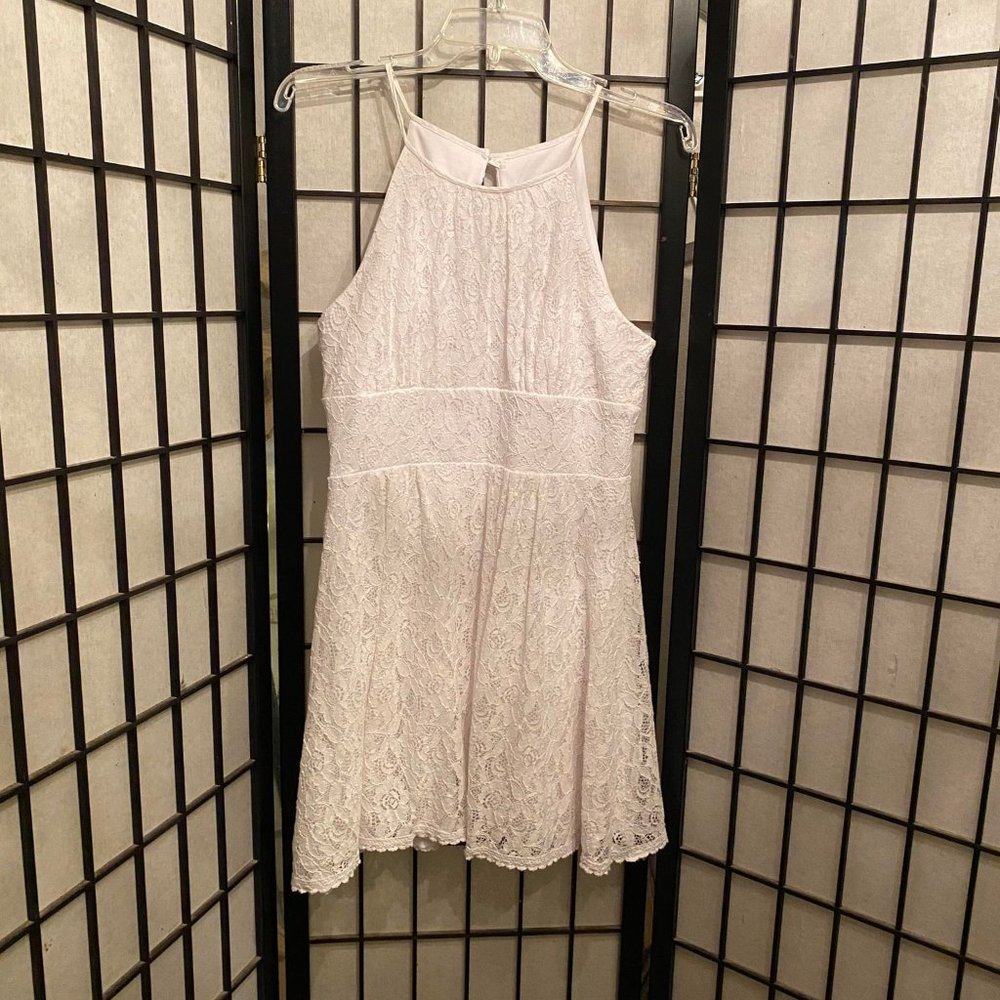 EUC B Darlin White Lace Dress Size 11-12